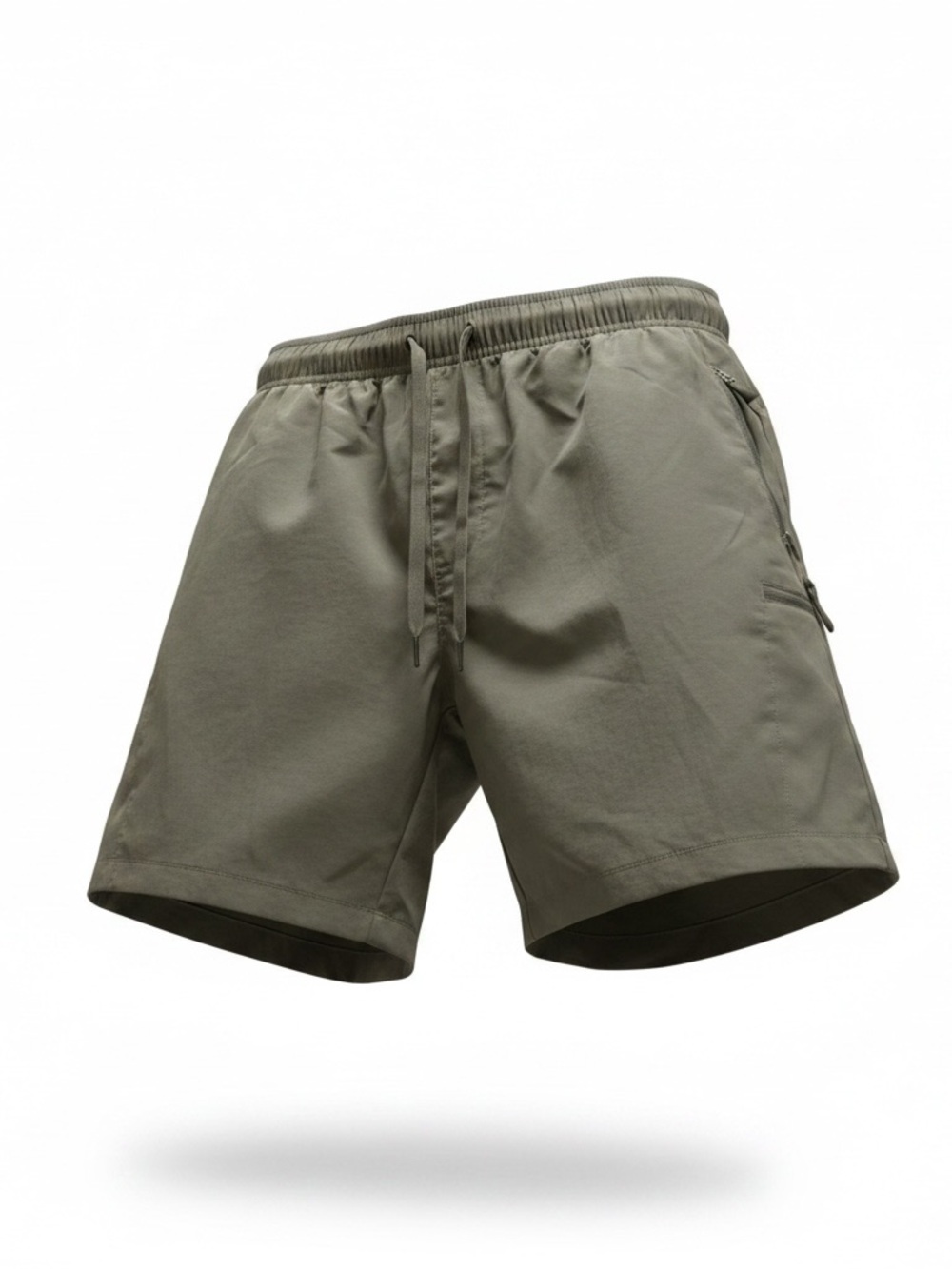 Women's Athletic Drawstring Shorts - Olive